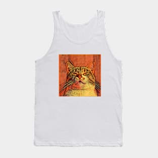 Cat at peace Tank Top